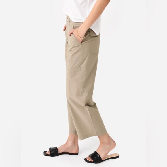 AGOLDE Women’s Pants Tan Stretch Cotton Daria Utility Cargo Cropped Size 27 - Picture 5 of 16